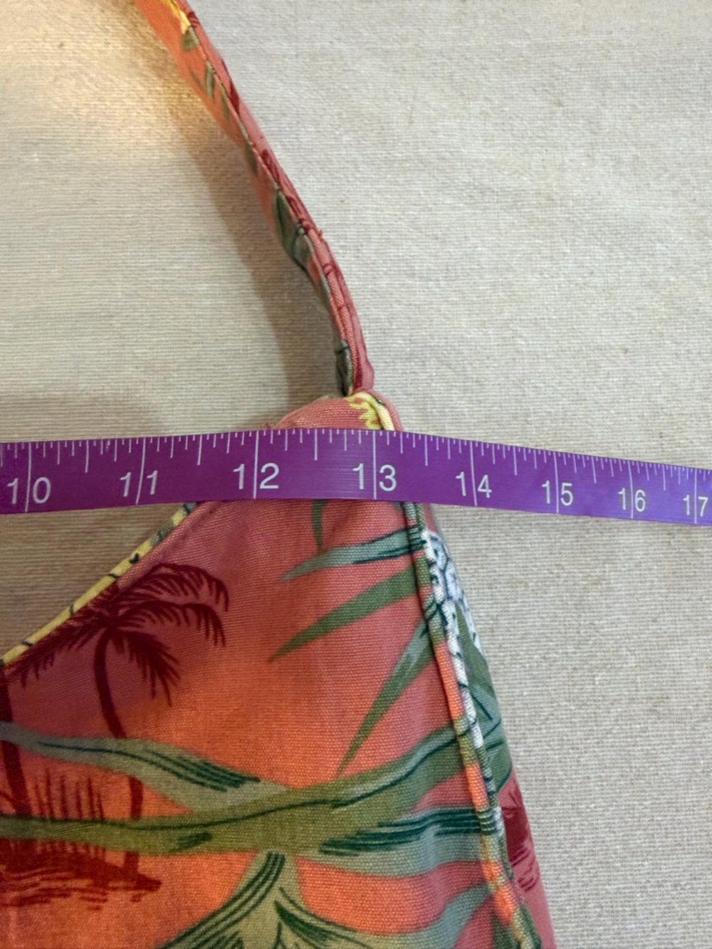 Tommy Bahama cotton structured shoulder bag - Picture 7 of 10